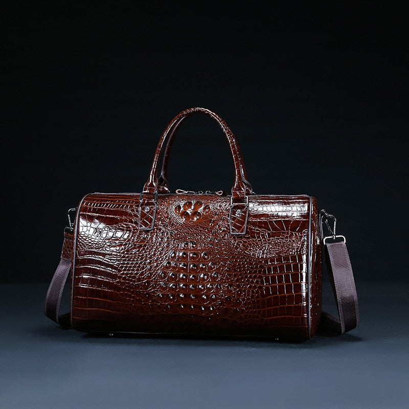 Luxury Alligator Skin Large Capacity Luggage Set