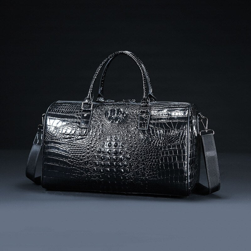 Luxury Alligator Skin Large Capacity Luggage Set